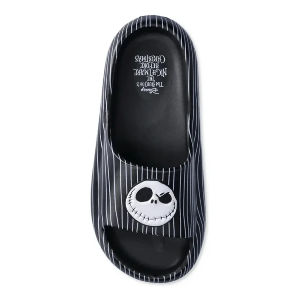 🎃 Disney Nightmare Before Christmas Men’s Slides Jack Skellington NWT Size 11